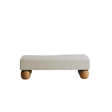 Sol Bouclé Bench Seat