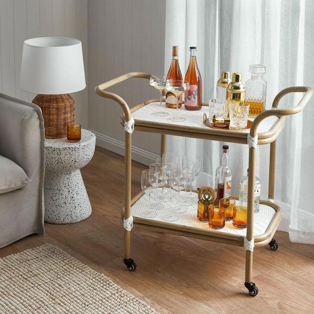 Three Stylish Ways To Give Your Bar Cart The Ultimate Refresh